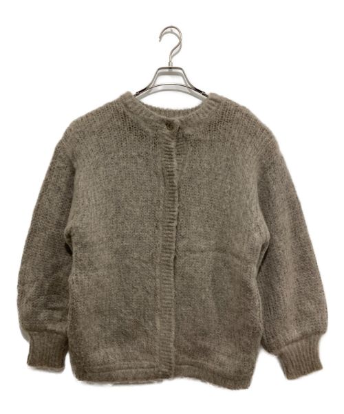 Ameri（アメリ）AMERI (アメリ) 2WAY MOHAIR SHAGGY KNIT グレージュ サイズ:FREEの古着・服飾アイテム