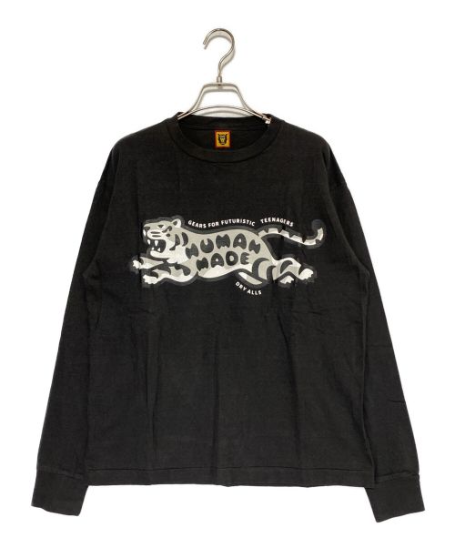 HUMAN MADE（ヒューマンメイド）HUMAN MADE (ヒューマンメイド) TIGER L/S T-SHIRT ブラック サイズ:S 未使用品の古着・服飾アイテム