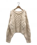 THE TOEザ トー）の古着「NIMES HANDMADE CABLE KNIT」｜アイボリー