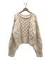 THE TOE（ザ トー）の古着「NIMES HANDMADE CABLE KNIT」｜アイボリー