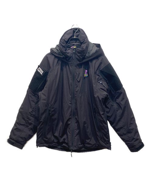 Abu Garcia（アブガルシア）Abu Garcia (アブガルシア) is-ness (イズネス) CLOUD PADDING JACKET ブラック サイズ:Lの古着・服飾アイテム