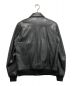 D'URBAN (ダーバン) Ａ-2レザージャケット ブラック サイズ:ＬＬ：12800円