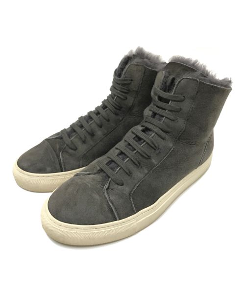 WOMAN BY COMMON PROJECTS（ウーマンバイコモンプレジェクト）WOMAN BY COMMON PROJECTS (ウーマンバイコモンプレジェクト) ハイカットムートンスニーカー グレー サイズ:37の古着・服飾アイテム