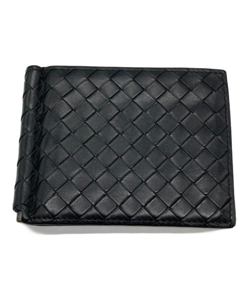 BOTTEGA VENETA（ボッテガベネタ）BOTTEGA VENETA (ボッテガベネタ) カードケース付マネークリップ ブラックの古着・服飾アイテム