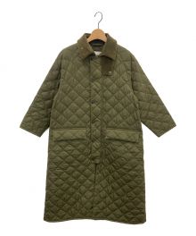 Barbour（バブアー）の古着「BURGHLEY QUILT」｜オリーブ