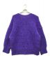 HAVEL studio (ハーヴェル スタジオ) MOHAIR HAND KNIT PULLOVER パープル サイズ:なし：12000円