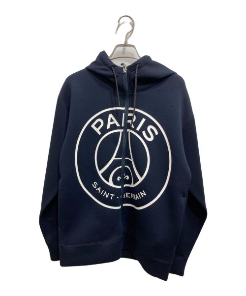 Paris Saint-Germain（パリ・サン ジェルマン）Paris Saint-Germain (パリ・サン ジェルマン) ライトスウェット ジップパーカー インディゴ サイズ:S 未使用品の古着・服飾アイテム