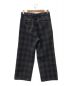 URU (ウル) WOOL CHECK WIDE PANTS ブラウン×グレー サイズ:1：12800円