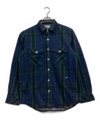 nonnative×Pilgrim Surf+Supplyノンネイティブ×ピルグリム サーフサプライ）の古着「WORKER PUFF SHIRT JACKET」｜ネイビー