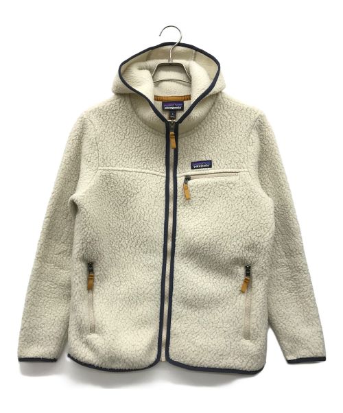 Patagonia（パタゴニア）Patagonia (パタゴニア) レトロ・パイル・フーディ ホワイト サイズ:Sの古着・服飾アイテム