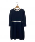 TOCCAトッカ）の古着「CHOU CREAM KNITDRESS」｜ネイビー