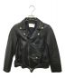 beautiful people（ビューティフルピープル）の古着「vintage leather riders jacket」｜ブラック