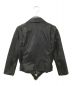 beautiful people (ビューティフルピープル) vintage leather riders jacket ブラック サイズ:130：12800円