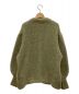 CLANE (クラネ) COLOR MOHAIR SHAGGY CARDIGAN グリーン サイズ:1：10800円