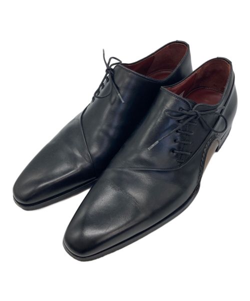 MAGNANNI（マグナーニ）MAGNANNI (マグナーニ) サイドレースアップシューズ ブラック サイズ:40の古着・服飾アイテム