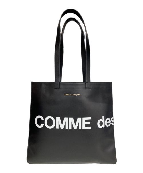 COMME des GARCONS（コムデギャルソン）COMME des GARCONS (コムデギャルソン) ロゴトートバッグ/HUGE LOGO ブラックの古着・服飾アイテム