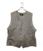 RRLダブルアールエル）の古着「Irving Jaspe Work Vest」｜グレー