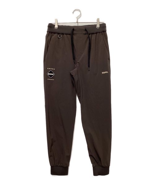 F.C.R.B.（エフシーアールビー）F.C.R.B. (エフシーアールビー) 4WAY STRETCH RIBBED PANTS ブラウン サイズ:Mの古着・服飾アイテム