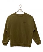 Liberaidersリベレイダース）の古着「COTTON FLEECE QUILTED CREWNECK II」｜オリーブ