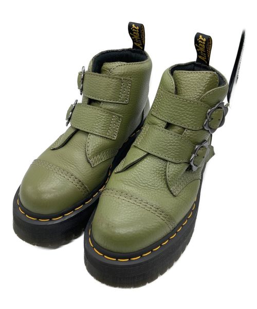 Dr.Martens（ドクターマーチン）Dr.Martens (ドクターマーチン) DEVON FLWR オリーブ サイズ:ＵＫ6の古着・服飾アイテム