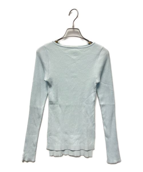 AURALEE（オーラリー）AURALEE (オーラリー) Ron Herman (ロンハーマン) Giza Boat Neck Pullover ライトブルー サイズ:記載なしの古着・服飾アイテム