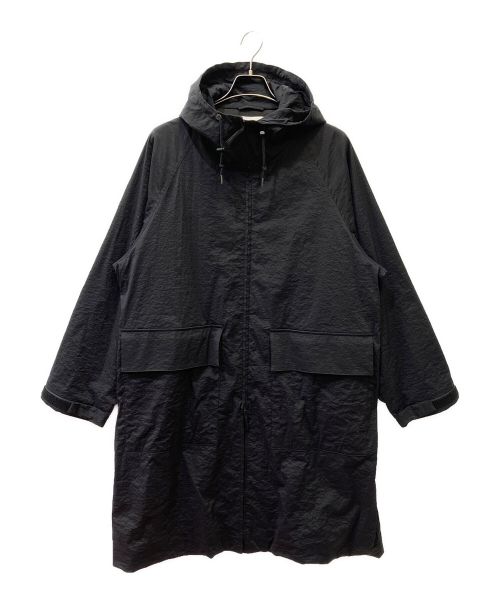 ATON（エイトン）ATON (エイトン) High Streach Nylon Rain Parka ブラック サイズ:XLの古着・服飾アイテム