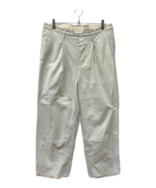 URU（ウル）URU (ウル) 1 TUCK PANTS ライトミント サイズ:SIZE 2の古着・服飾アイテム