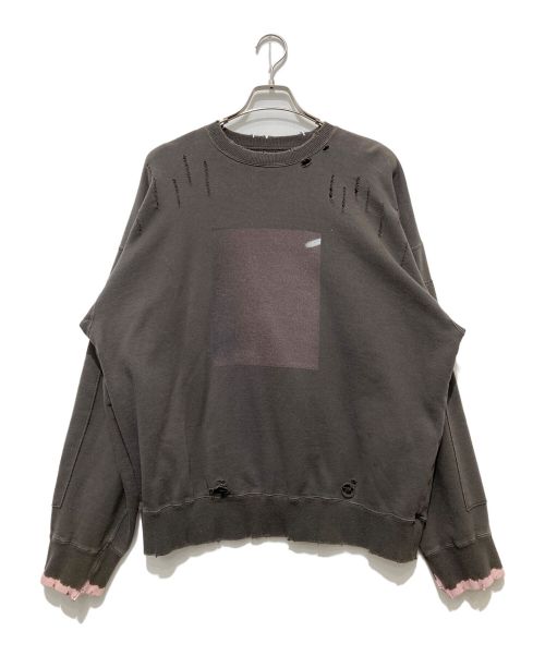 stein（シュタイン）stein (シュタイン) OVERSIZED REBUILD SWEAT LS　オーバーサイズ　リビルドスウェット　ロングスリーブ グレー サイズ:Sの古着・服飾アイテム