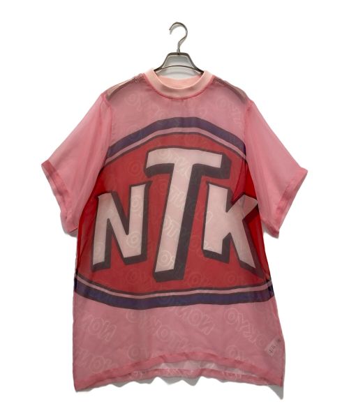 NON TOKYO（ノントーキョー）NON TOKYO (ノントーキョー) sheer print t-shirts ピンク サイズ:SIZE FREEの古着・服飾アイテム