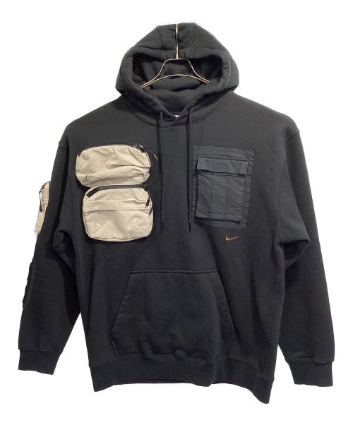 NIKE（ナイキ）NIKE (ナイキ) Travis Scott (トラヴィス スコット) UTILITY HOODIE ブラック サイズ:XLの古着・服飾アイテム