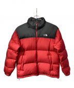 THE NORTH FACEザ ノース フェイス）の古着「ヌプシジャケット」｜レッド×グレー