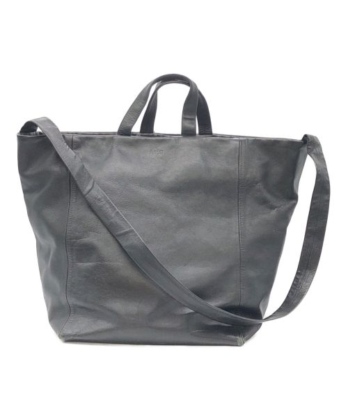 Aeta（アエタ）Aeta (アエタ) COW KIP LEATHER SHOULDER TOTE ブラックの古着・服飾アイテム