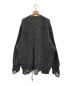 NOUNLESS (ナウンレス) SHINY GRUNGE KNIT CARDIGAN グレー サイズ:2：17000円