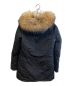 WOOLRICH (ウールリッチ) ファー付ダウンコート ブラック サイズ:XS：16000円