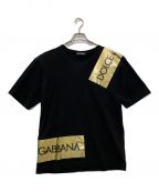 DOLCE & GABBANAドルチェ＆ガッバーナ）の古着「プリントTシャツ」｜ブラック