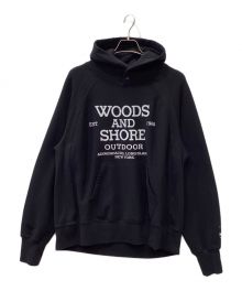 Engineered Garments（エンジニアド ガーメンツ）の古着「Raglan Hoodie Woods」｜ブラック