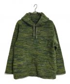 Engineered Garmentsエンジニアド ガーメンツ）の古着「Long Sleeve Hoody Melange Knit」｜グリーン