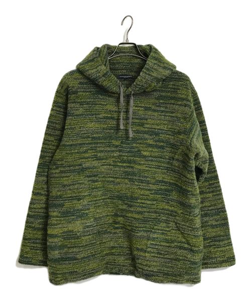 Engineered Garments（エンジニアド ガーメンツ）Engineered Garments (エンジニアド ガーメンツ) Long Sleeve Hoody Melange Knit グリーン サイズ:Mの古着・服飾アイテム