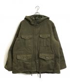 Engineered Garmentsエンジニアド ガーメンツ）の古着「SAS JACKET - POLYESTER FAKE MELTON」｜オリーブ