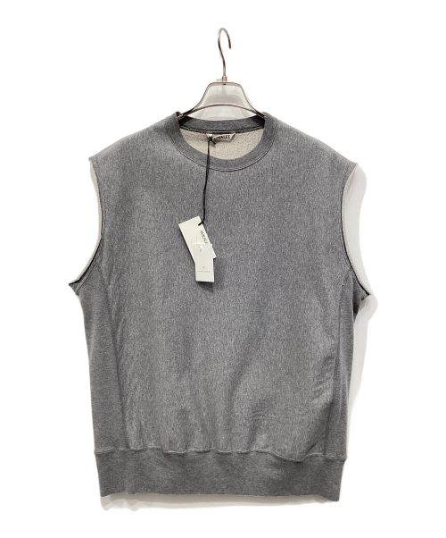 AURALEE（オーラリー）AURALEE (オーラリー) SUPER MILLED SWEAT SLEEVELESS グレー サイズ:1の古着・服飾アイテム