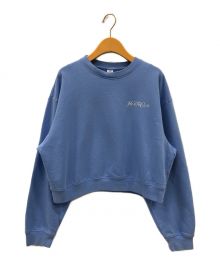 sporty&rich（スポーティー＆リッチ）の古着「クロップドスウェット」｜ブルー