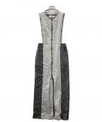 STUDIOUSステュディオス）の古着「Sleeveless Denim Dress」｜グレー