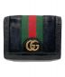 GUCCI（グッチ）の古着「2つ折り財布」｜ブラック