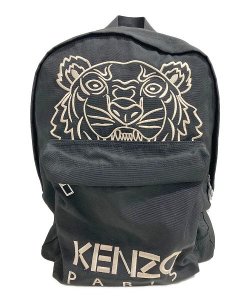 KENZO（ケンゾー）KENZO (ケンゾー) タイガー刺繍バックパック ブラックの古着・服飾アイテム