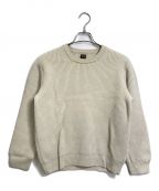 BATONERバトナ―）の古着「RIB CREW NECK」｜アイボリー