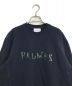 Palmes (PALMES) Letters Crewneck ネイビー サイズ:L：6000円