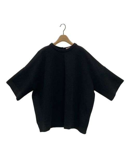 CLANE（クラネ）CLANE (クラネ) BULKY LINE HALF SLEEVE TOPS ブラック サイズ:1の古着・服飾アイテム