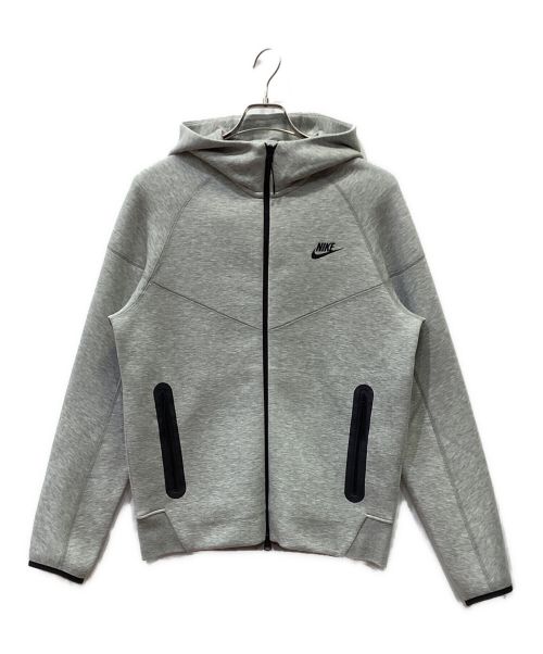 NIKE（ナイキ）NIKE (ナイキ) AS M NK TCH FLC FZ WR HOODIE グレー サイズ:Mの古着・服飾アイテム