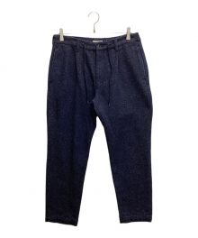 JAPAN BLUE JEANS（ジャパン ブル ージーンズ）の古着「Denim Tweed Easy Pants」｜ネイビー