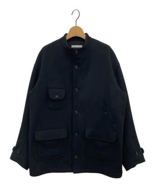 tilt the authentics（チルトザオーセンティックス）tilt the authentics (チルトザオーセンティックス) Fine Wool Beaver Hunting Jacket ブラック サイズ:2の古着・服飾アイテム